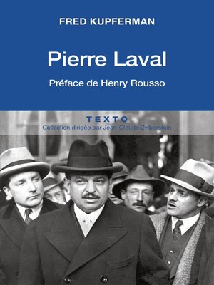 cover image of Pierre Laval